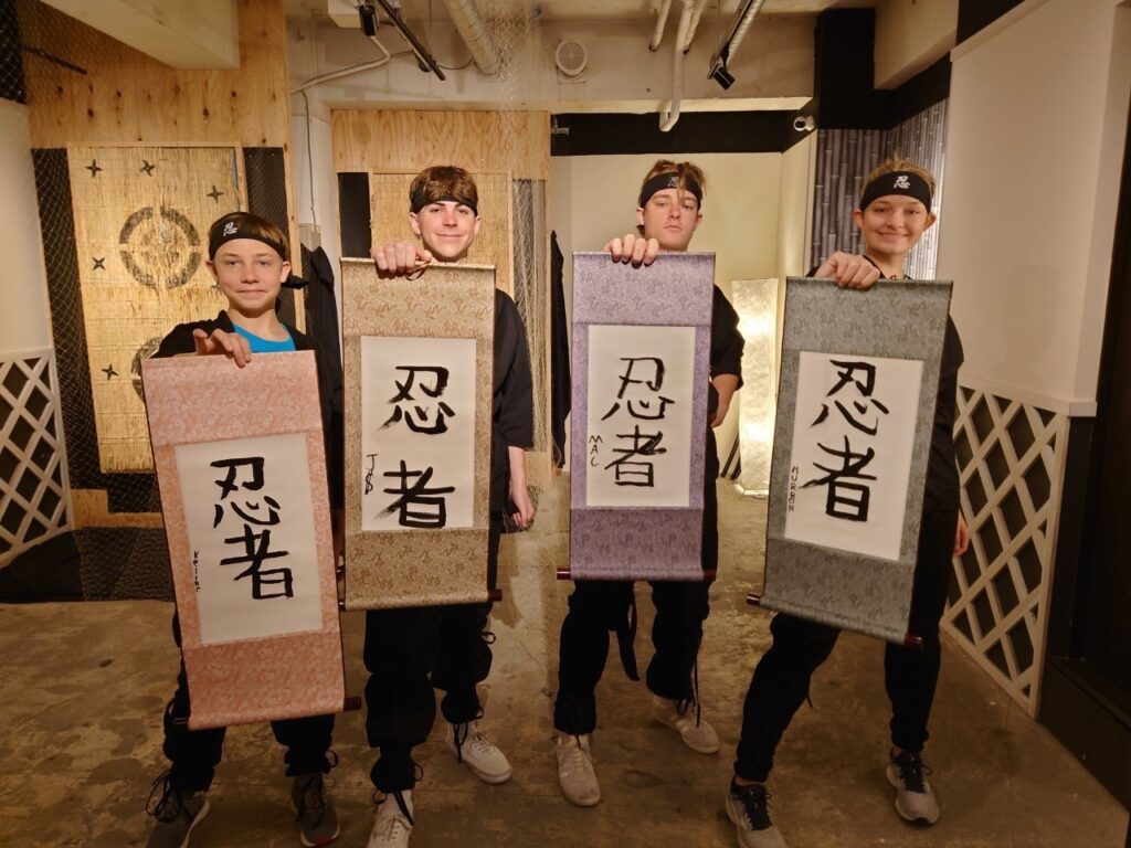 calligraphy-ninja-party