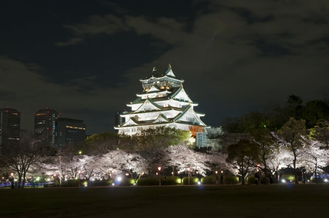 osaka-castle-sakura